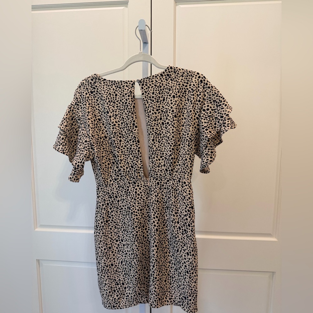 She + Sky Leopard Spotted Cocktail Dress - Picture 4 of 5